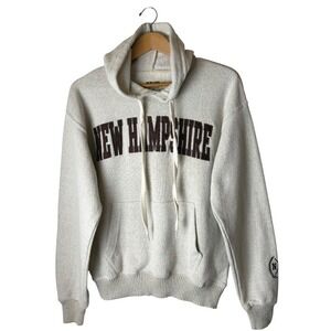 New York Popular New Hampshire Hoodie Women Medium Cream Outdoor Athleisure